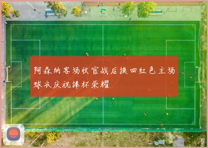 阿森纳客场收官战后换回红色主场球衣庆祝捧杯荣耀